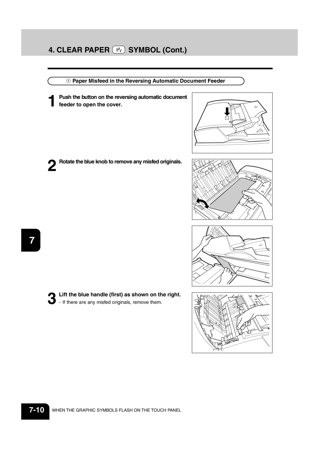 Sharp AR-651, AR-810 operation manual Clear Paper Symbol 