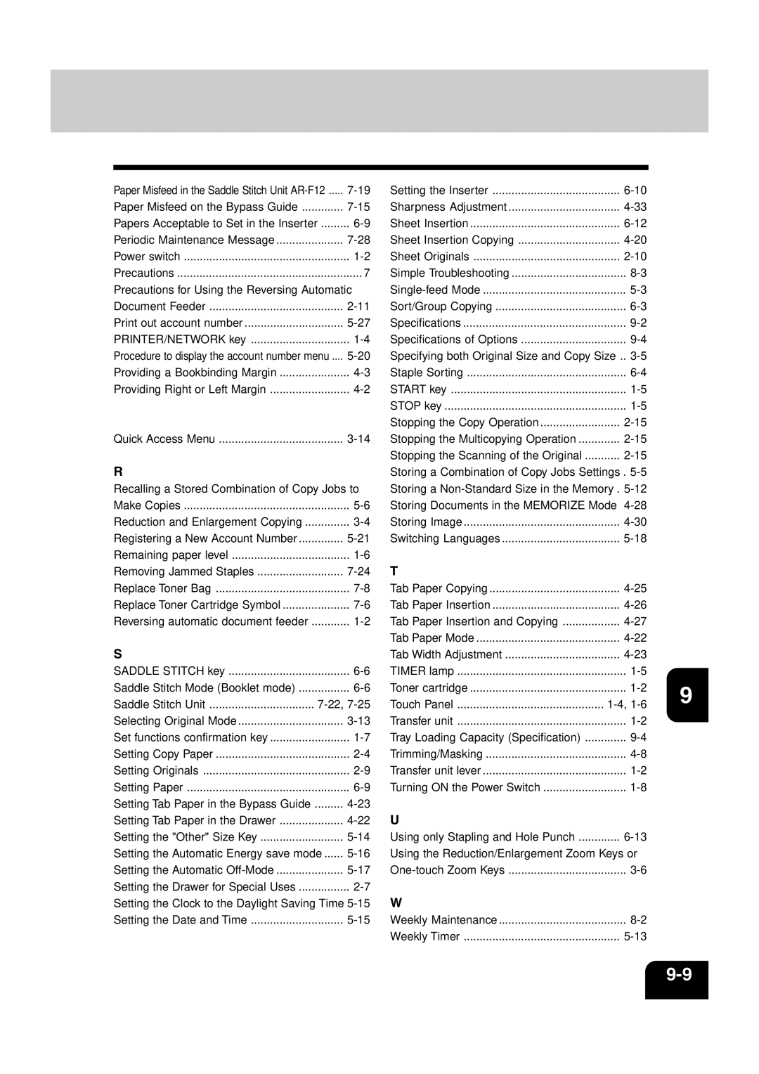 Sharp AR-810, AR-651 operation manual Paper Misfeed on the Bypass Guide 