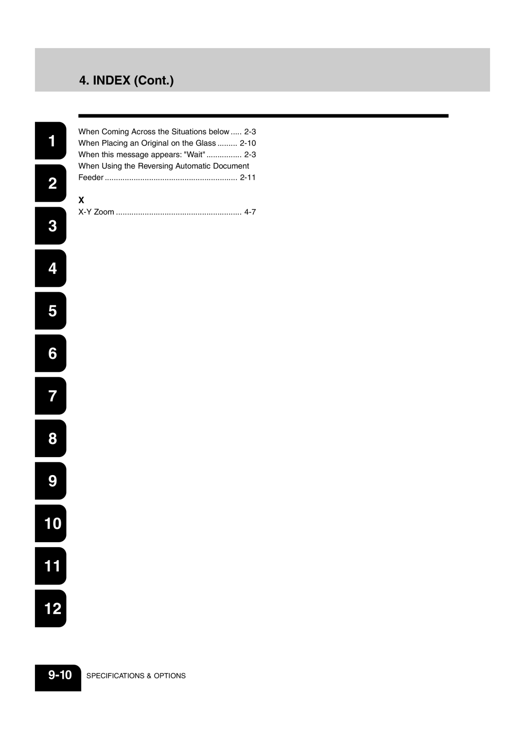 Sharp AR-651, AR-810 operation manual When Using the Reversing Automatic Document 