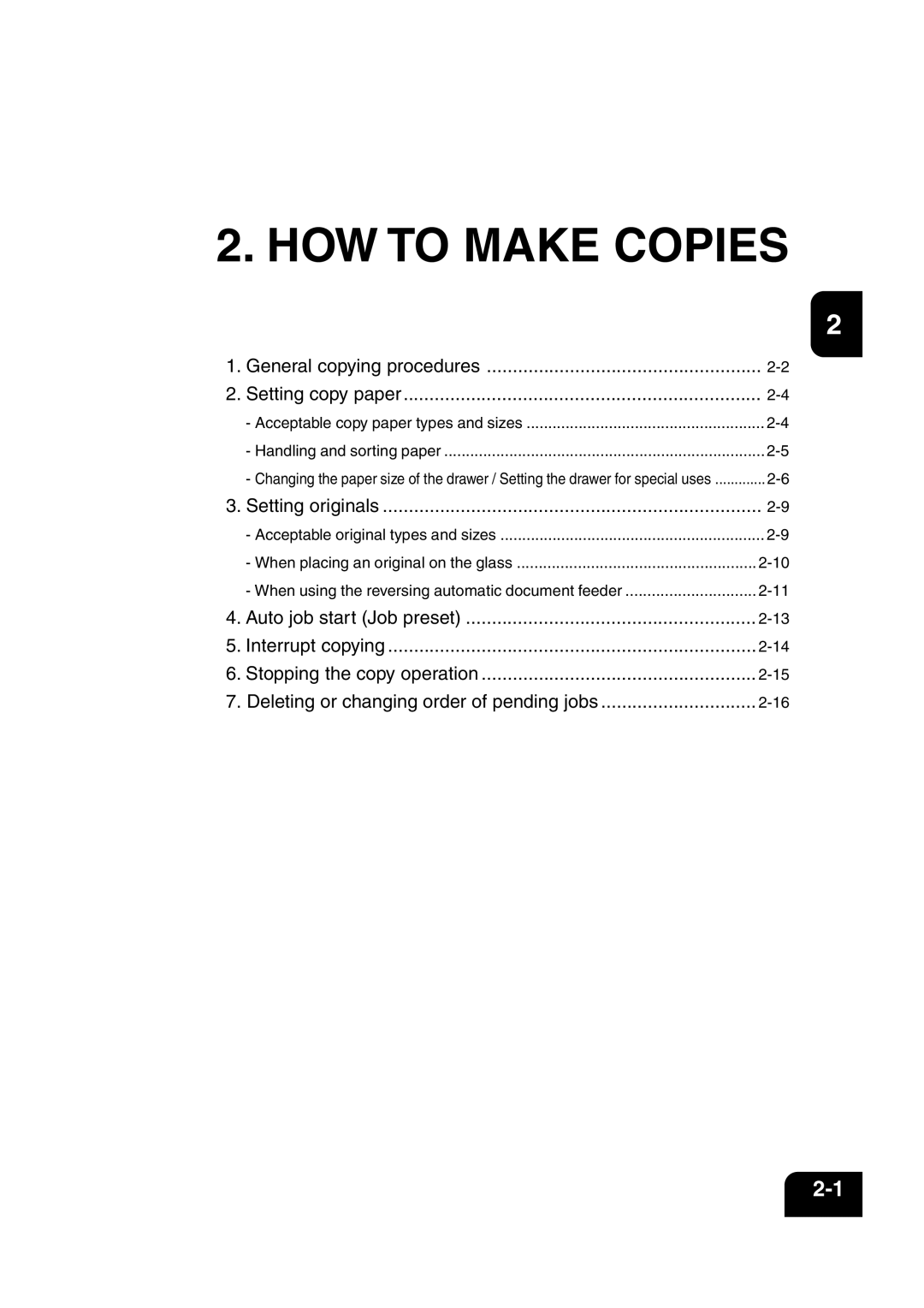 Sharp AR-810, AR-651 operation manual HOW to Make Copies 