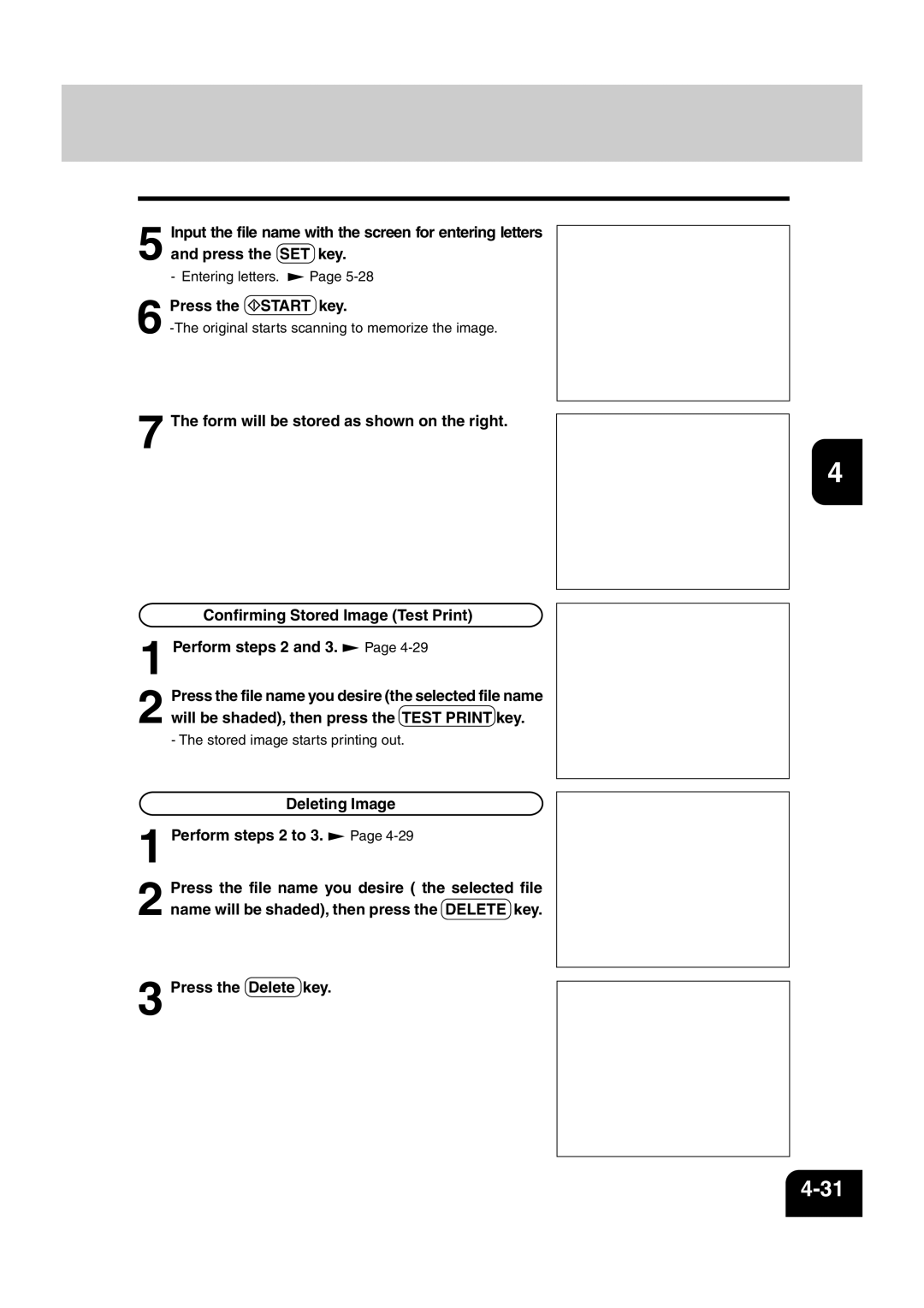 Sharp AR-810, AR-651 operation manual Entering letters 