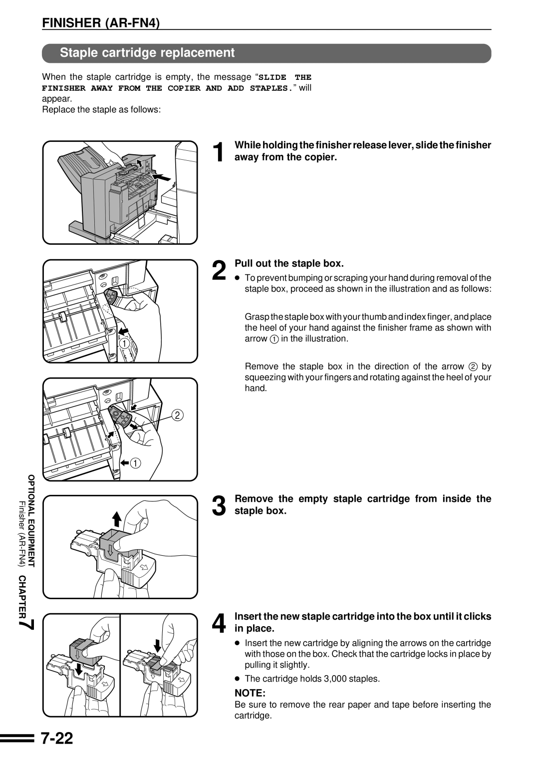 Sharp AR-C250 operation manual Optional EQUIPMENT7 