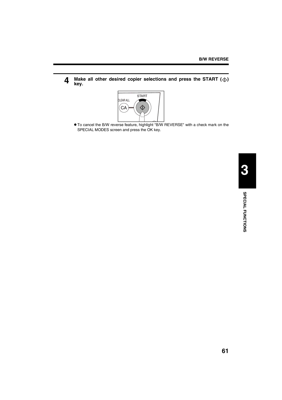 Sharp AR-M208 operation manual Reverse 