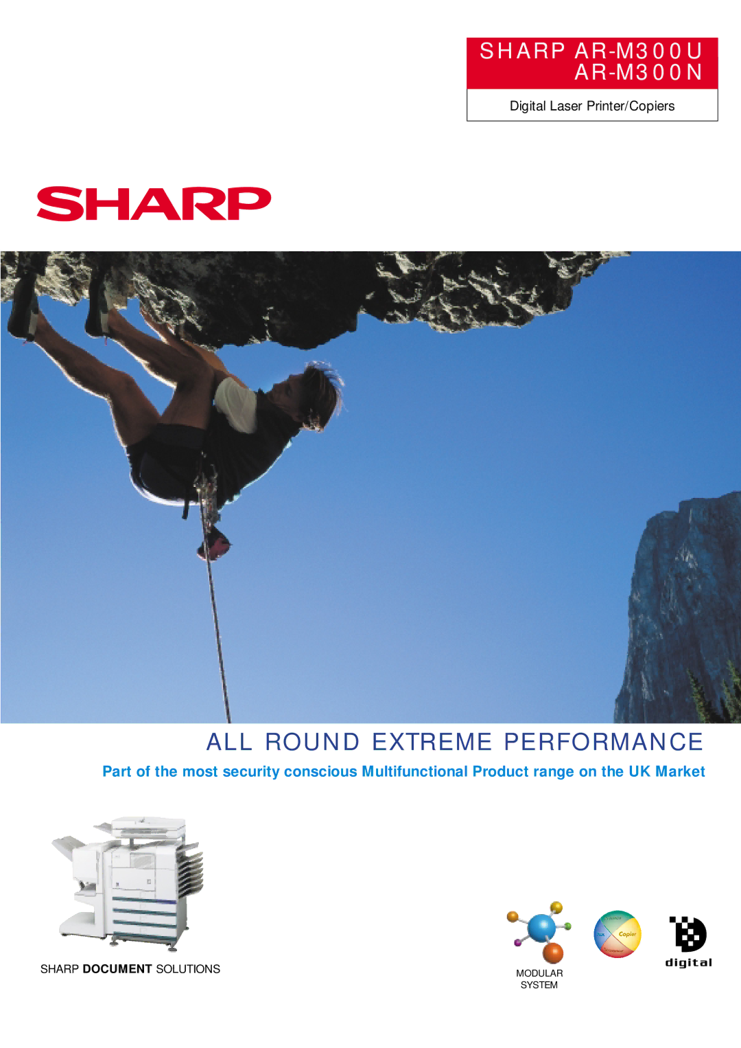 Sharp AR-M300N, AR-M300U manual ALL Round Extreme Performance 