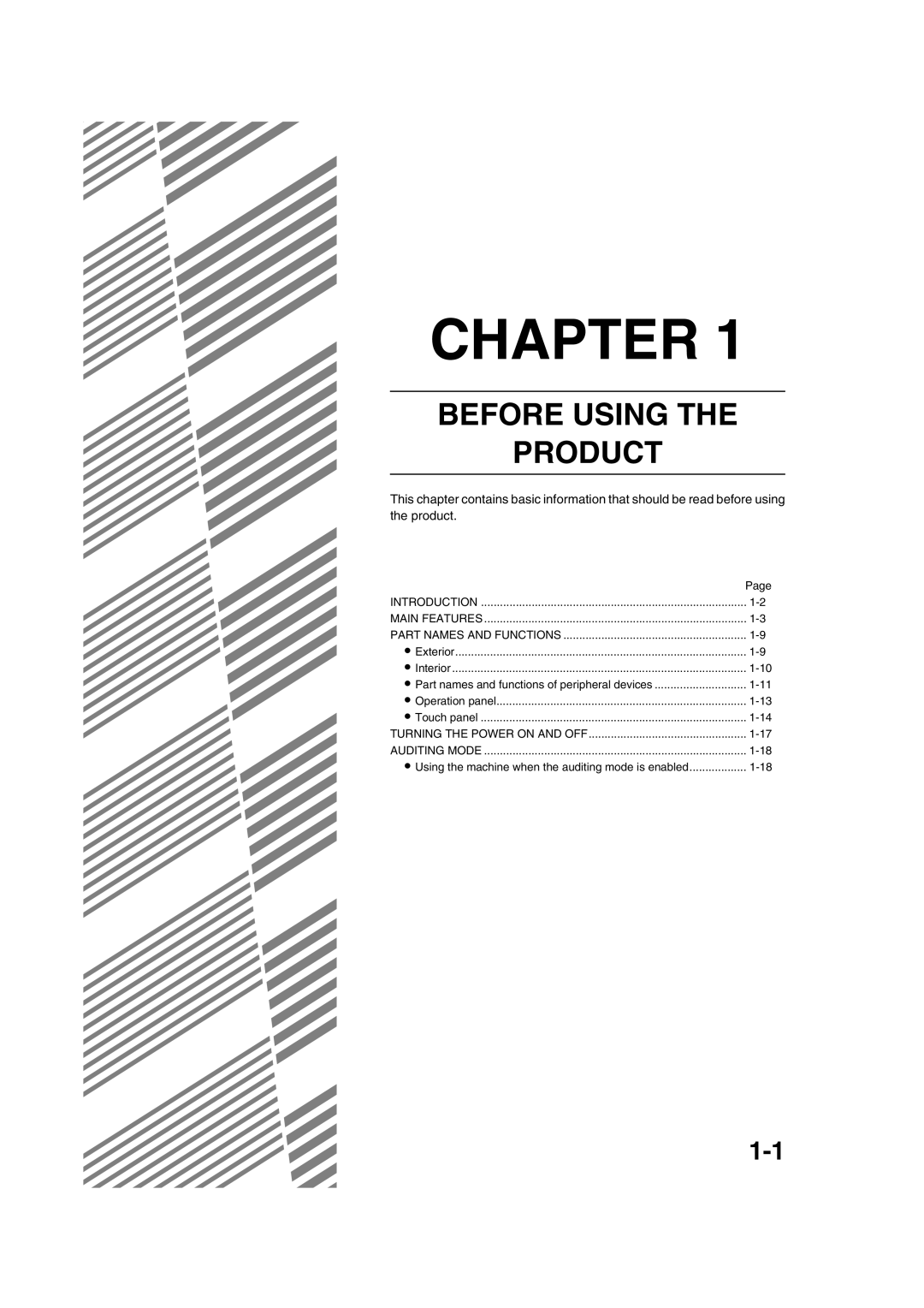 Sharp AR-M451N specifications Chapter 