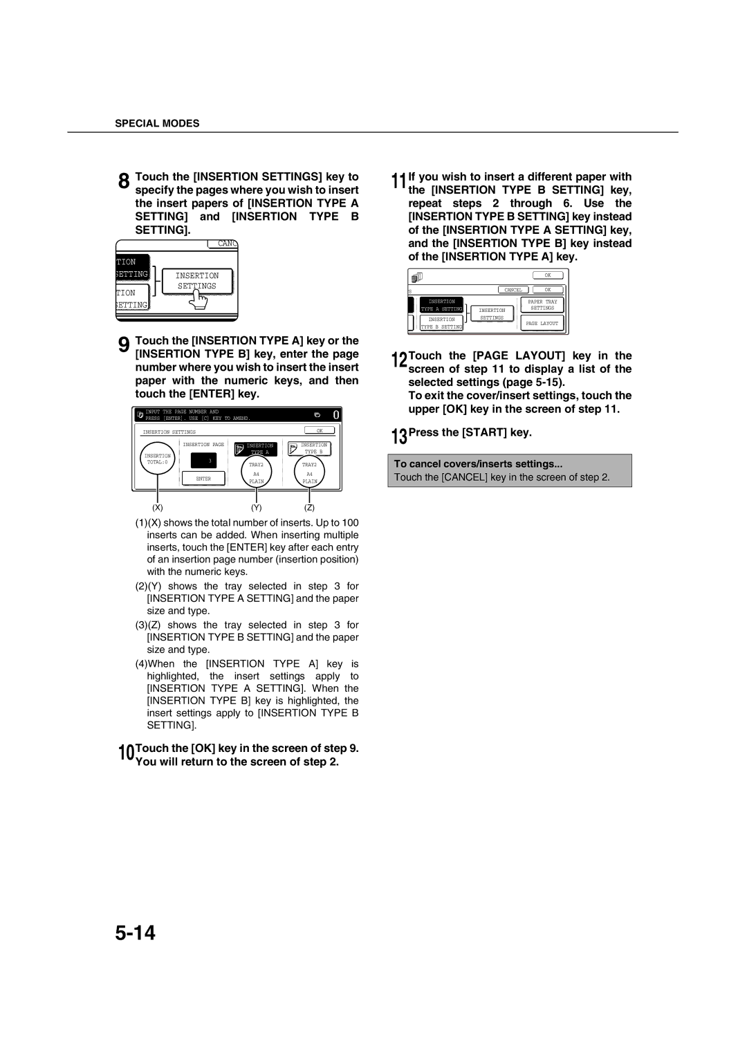 Sharp AR-M451N specifications 13Press the Start key 