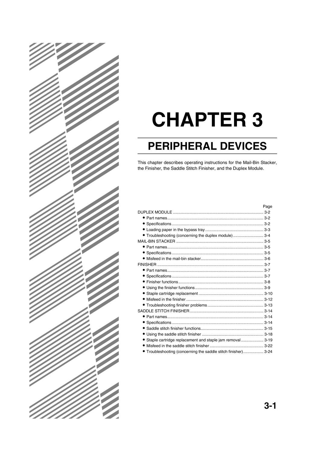 Sharp AR-M451N specifications Peripheral Devices 