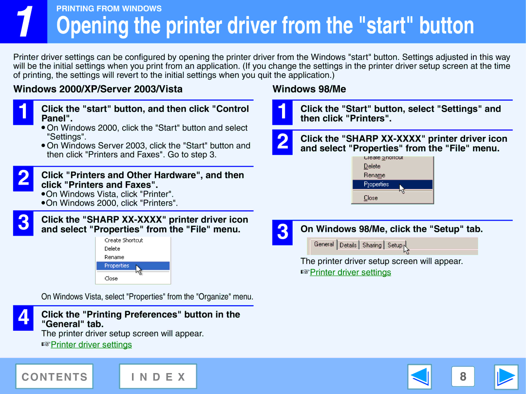 Sharp AR-NB2 A manual Windows 2000/XP/Server 2003/Vista 