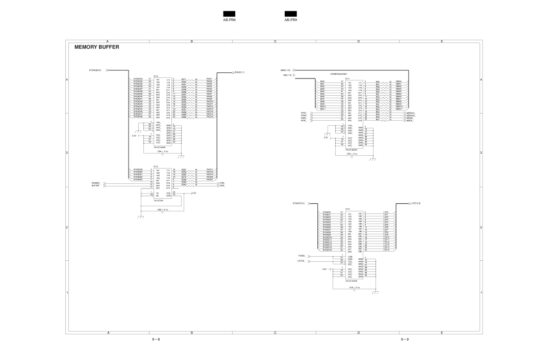 Sharp AR-PB8 specifications Memory Buffer 