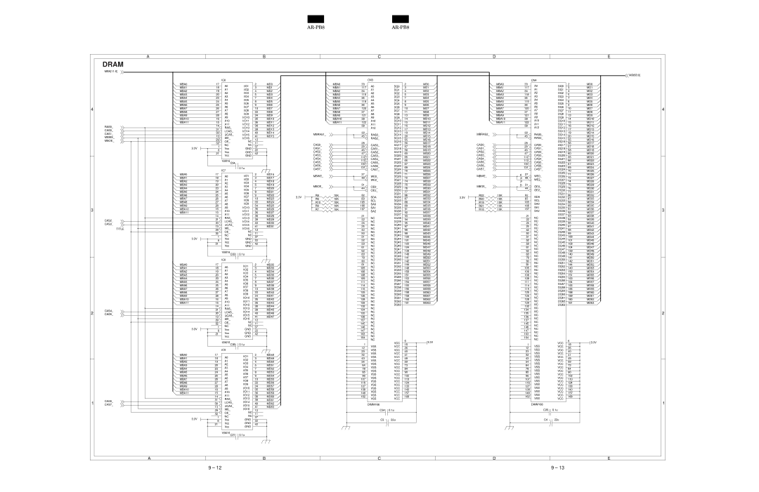 Sharp AR-PB8 specifications Dram 