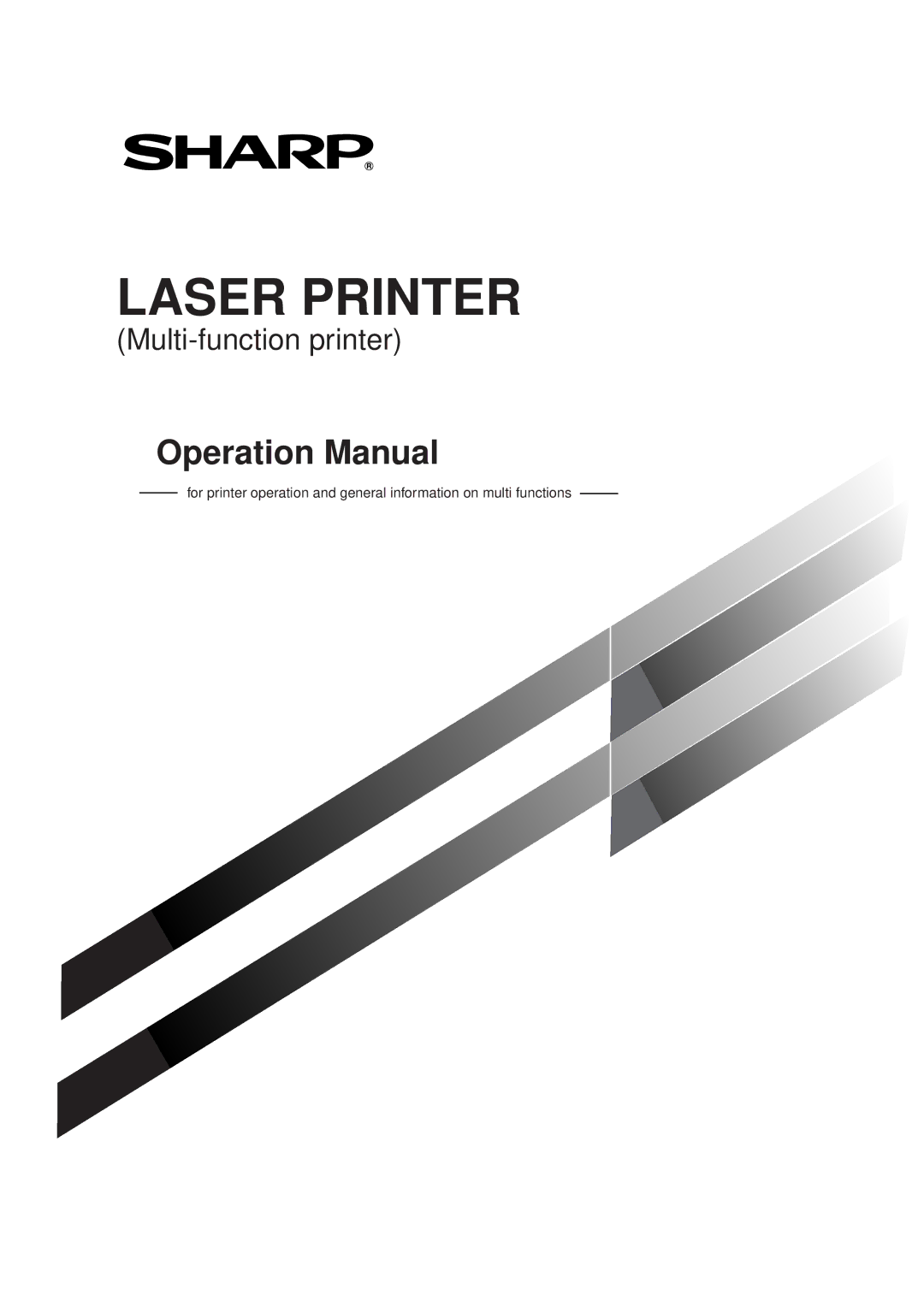 Sharp AR-350, AR_M280 operation manual Laser Printer 