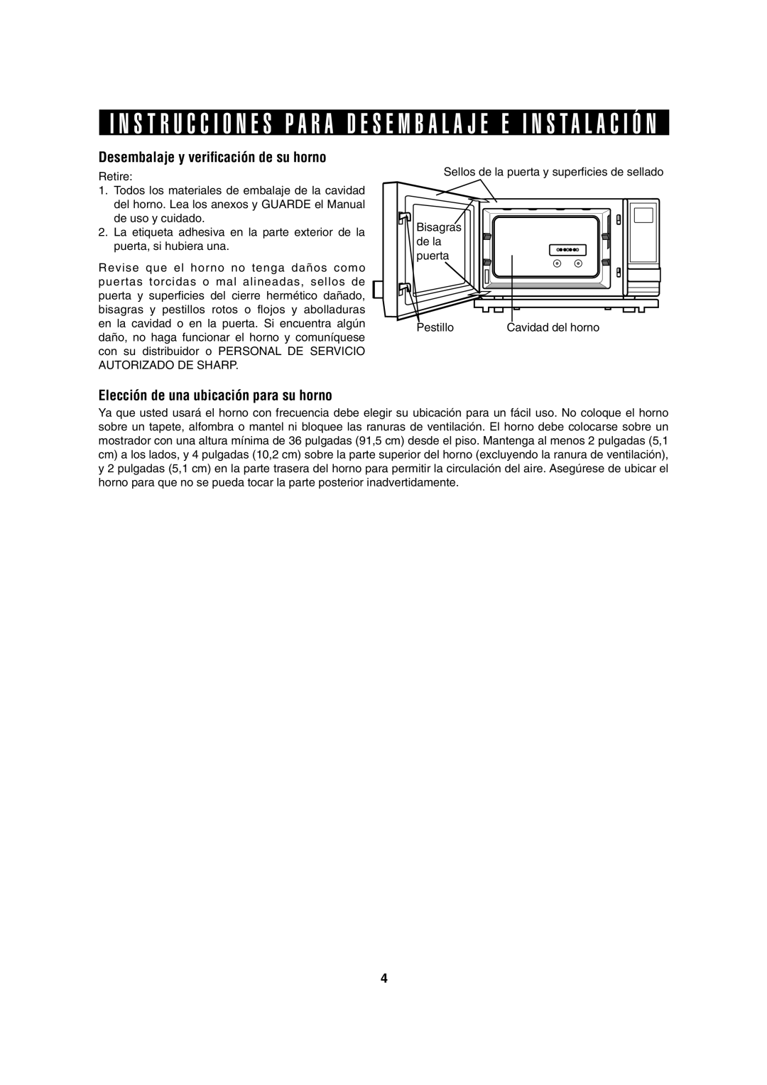 Sharp AX-1100S, AX-1100R operation manual De la, Puerta, Pestillo 