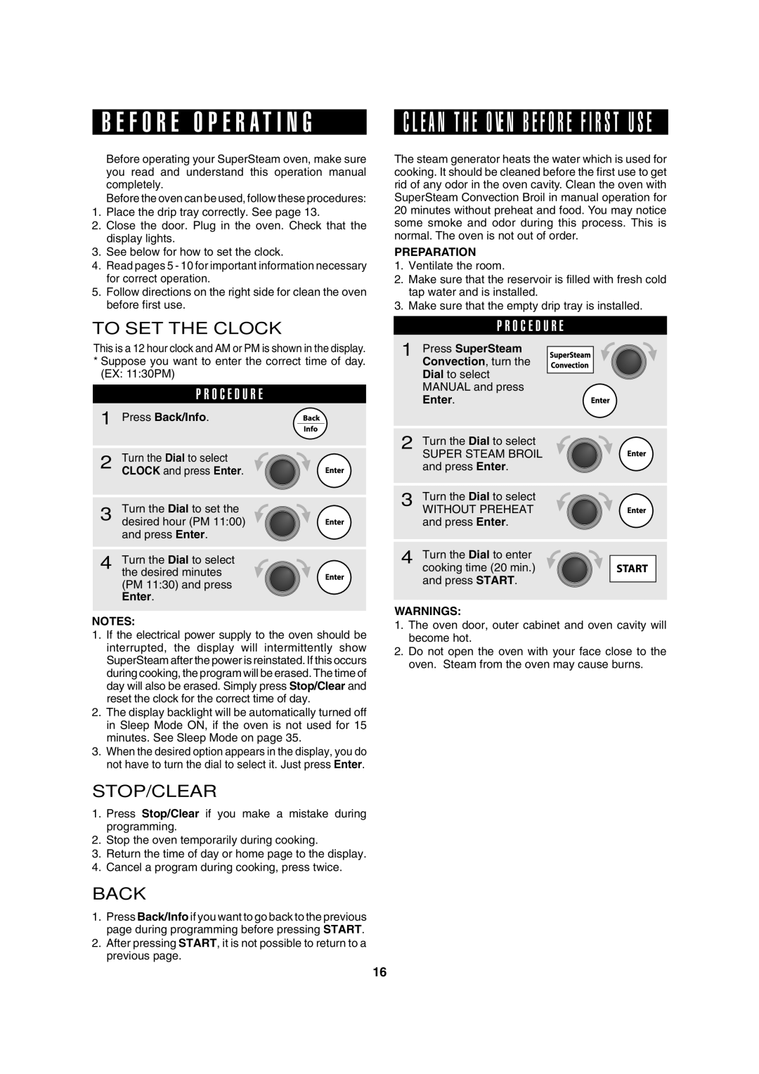 Sharp AX-1200K operation manual To SET the Clock, Stop/Clear, Back, Preparation 