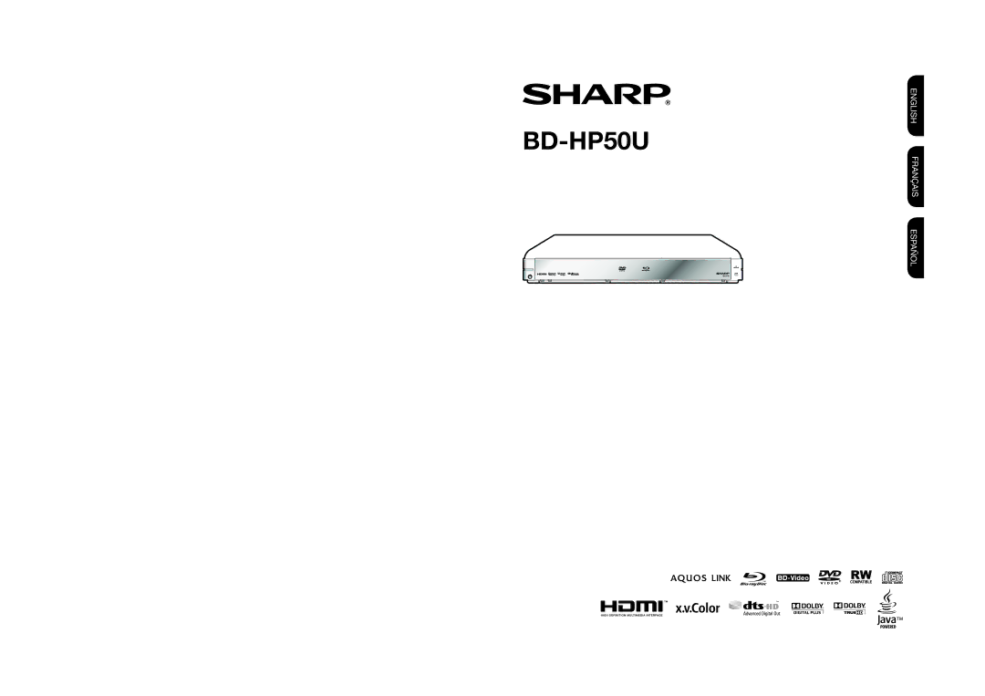 Sharp BD-HP50U operation manual 