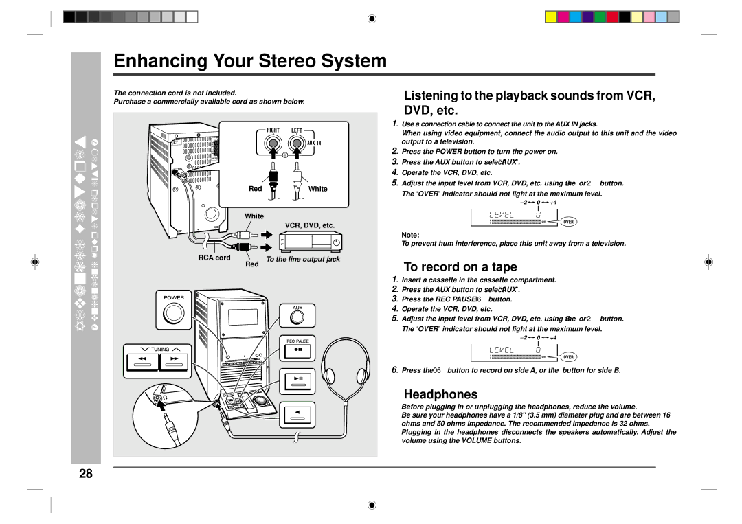 Sharp CD-CH1500 operation manual Enhancing Your Stereo System, Features, Advanced 