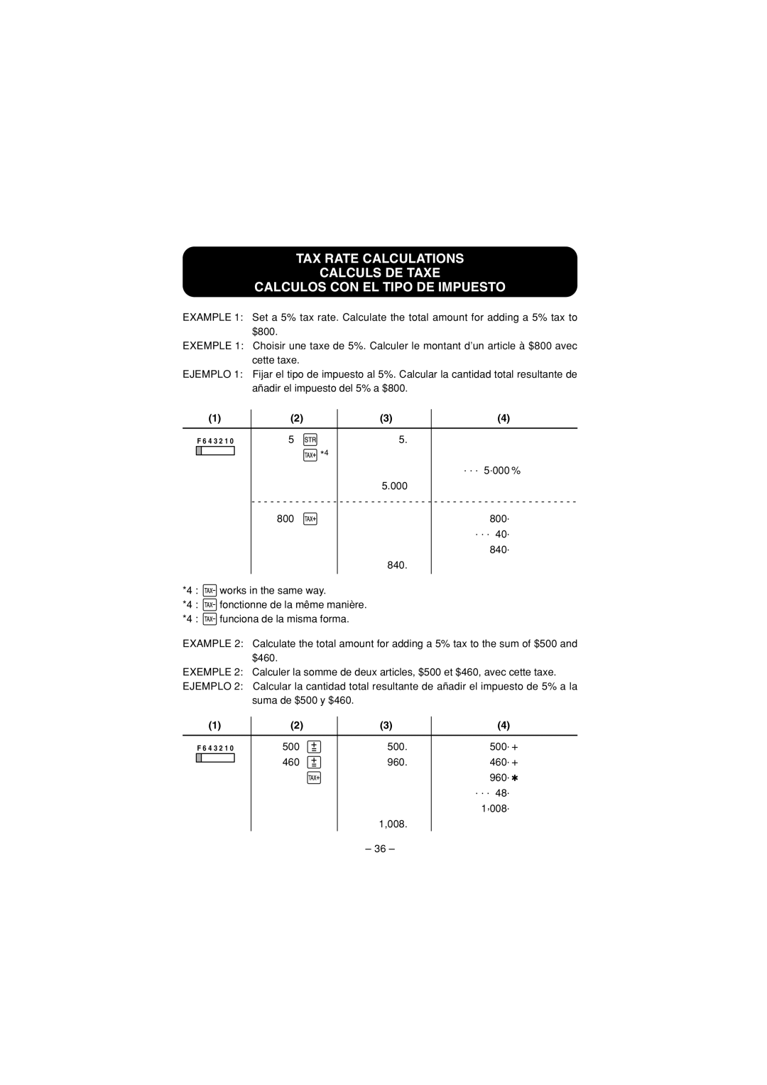 Sharp CS-4194H operation manual 000 % 