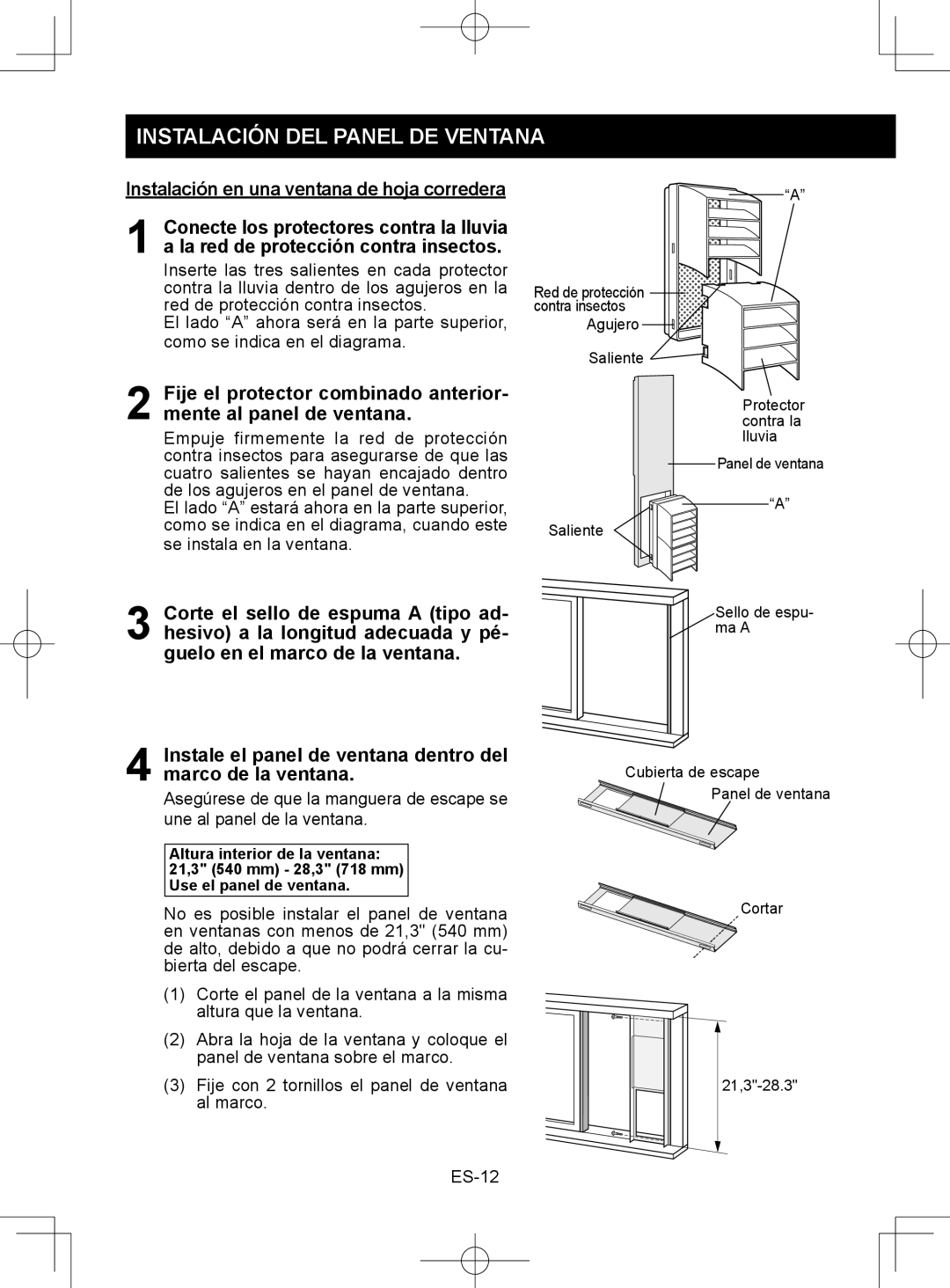 Sharp CV-2P10SC operation manual ES-12 