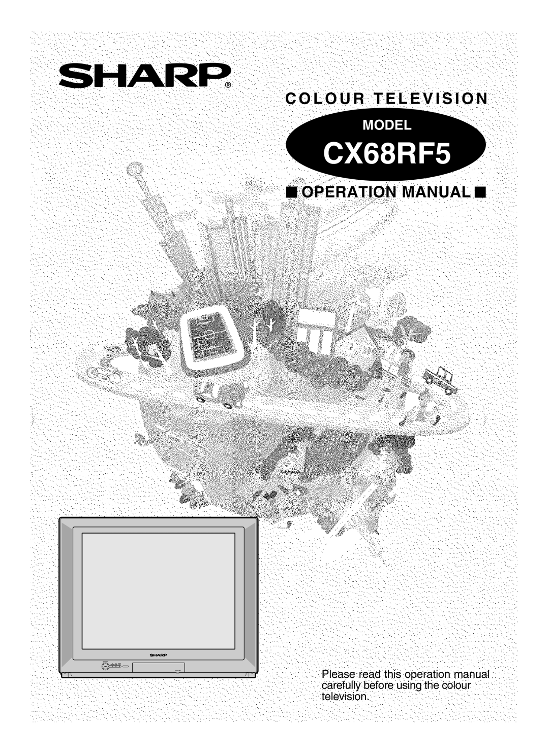 Sharp CX68RF5 operation manual 