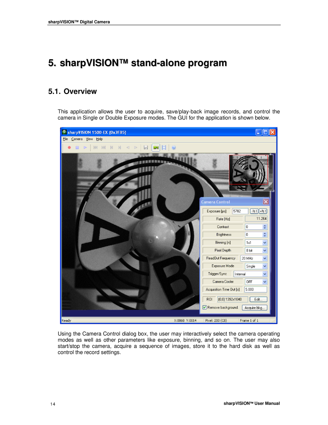 Sharp DIGITAL CAMERA manual SharpVISION stand-alone program, Overview 