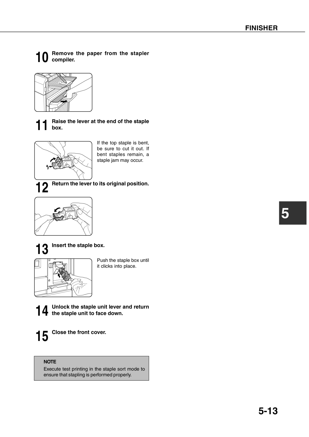 Sharp DM-3551, DM-4551, DM-3501, DM-4500, DM-4501, DM-3500, AR-P350, AR-P450 operation manual Finisher 