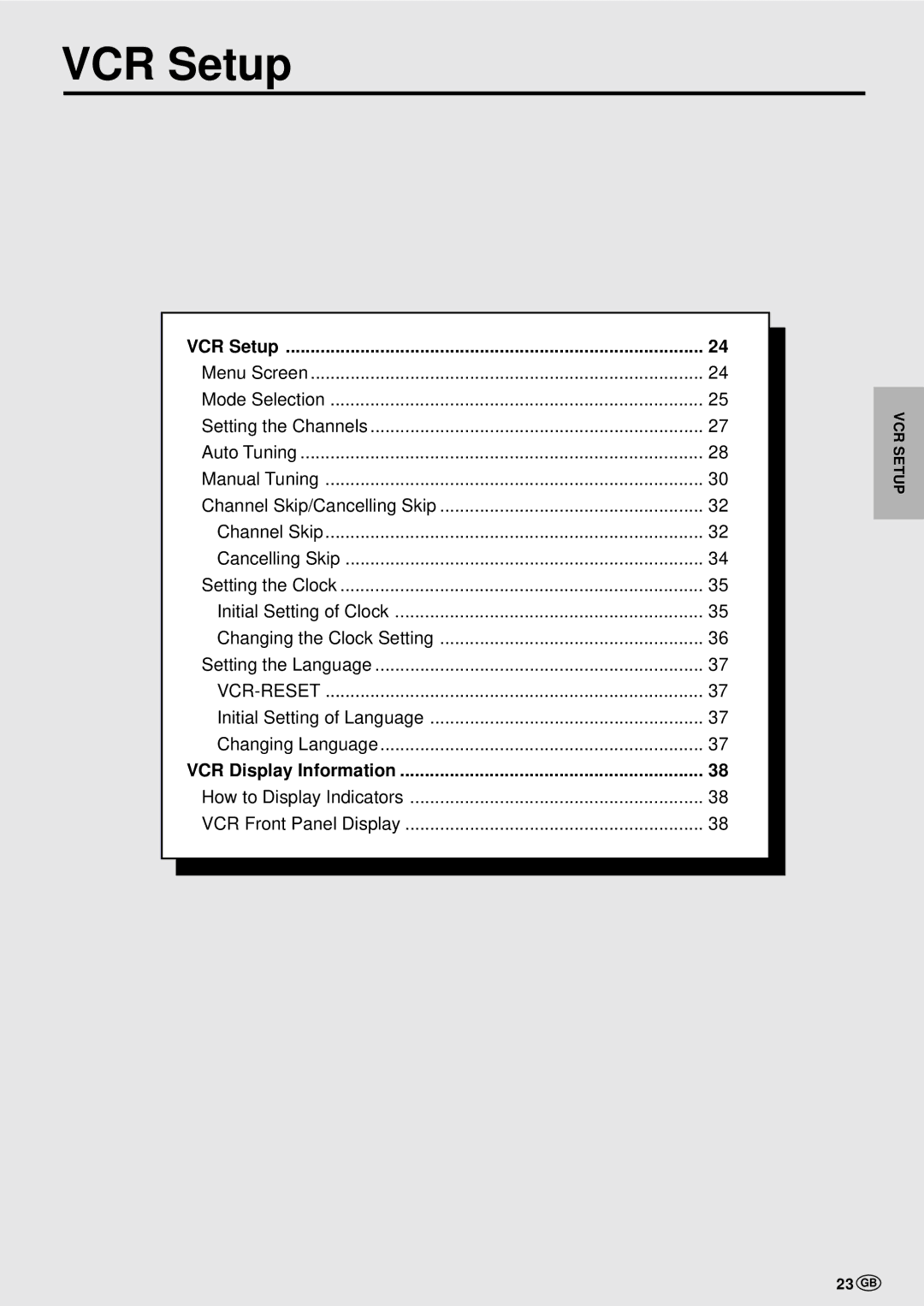 Sharp DV-NC70W, DV-NC70 and DV-NC70X operation manual 23 GB, Menu Screen Mode Selection, Channel Skip 