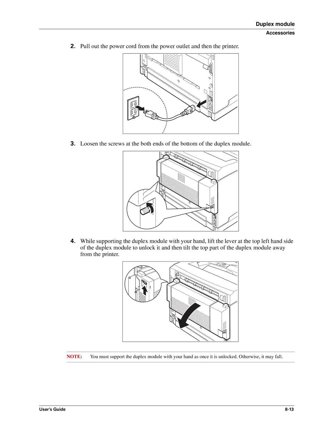 Sharp DX-B450P, DX-B350P manual Duplex module 