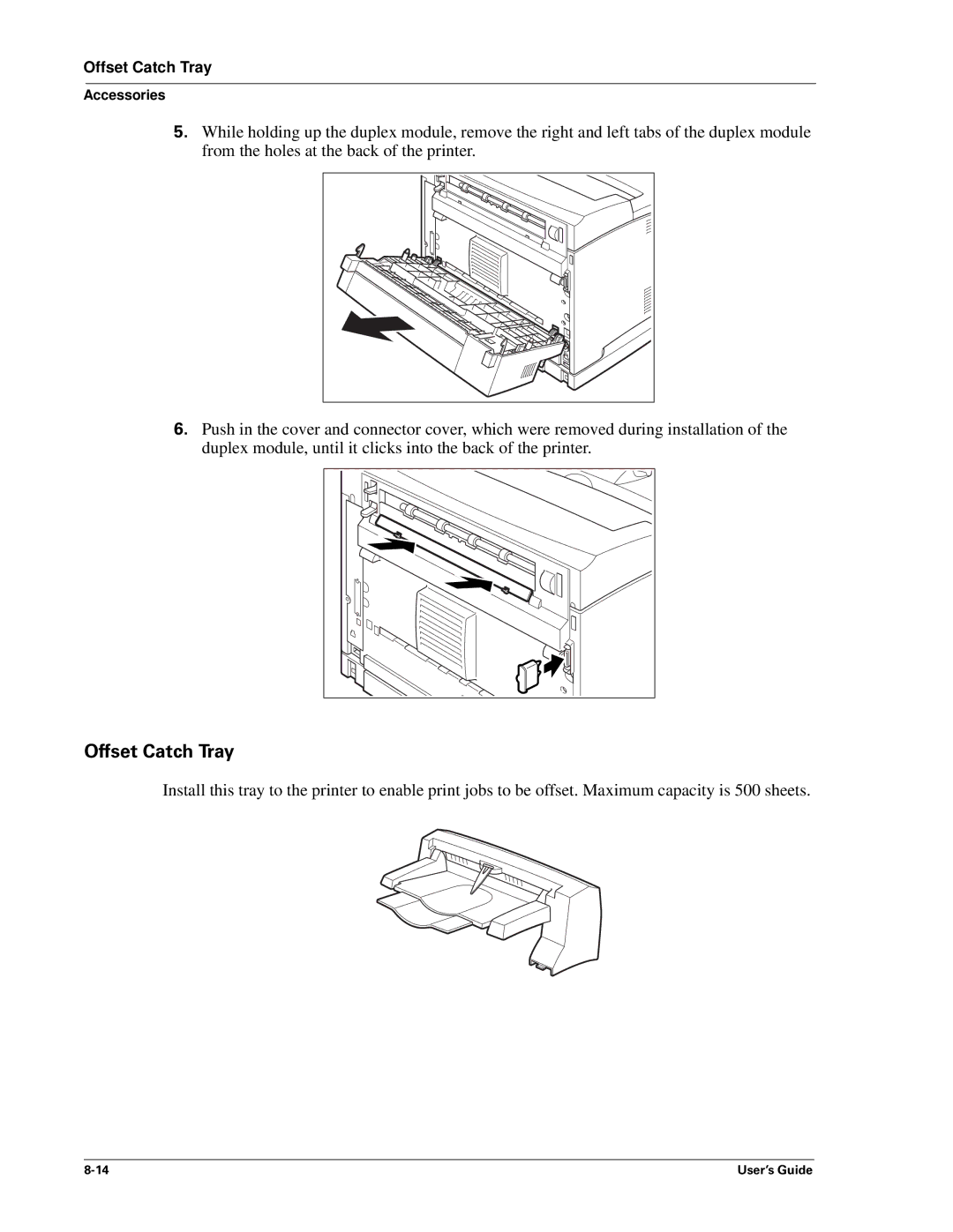 Sharp DX-B350P, DX-B450P manual Offset Catch Tray 