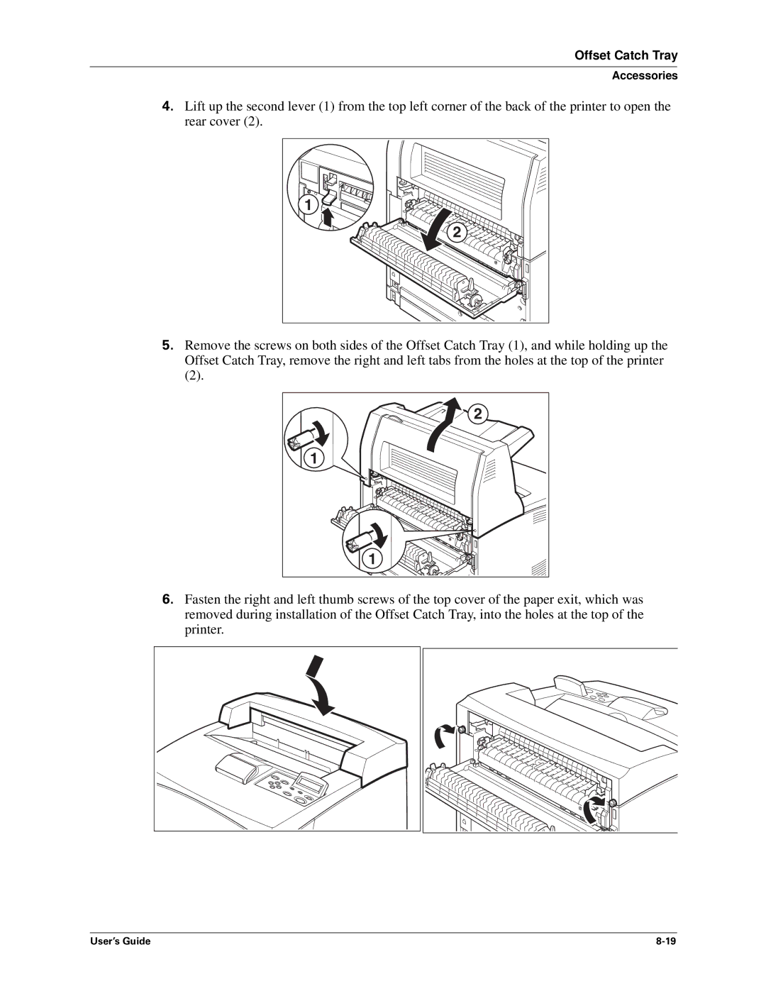 Sharp DX-B450P, DX-B350P manual Offset Catch Tray 