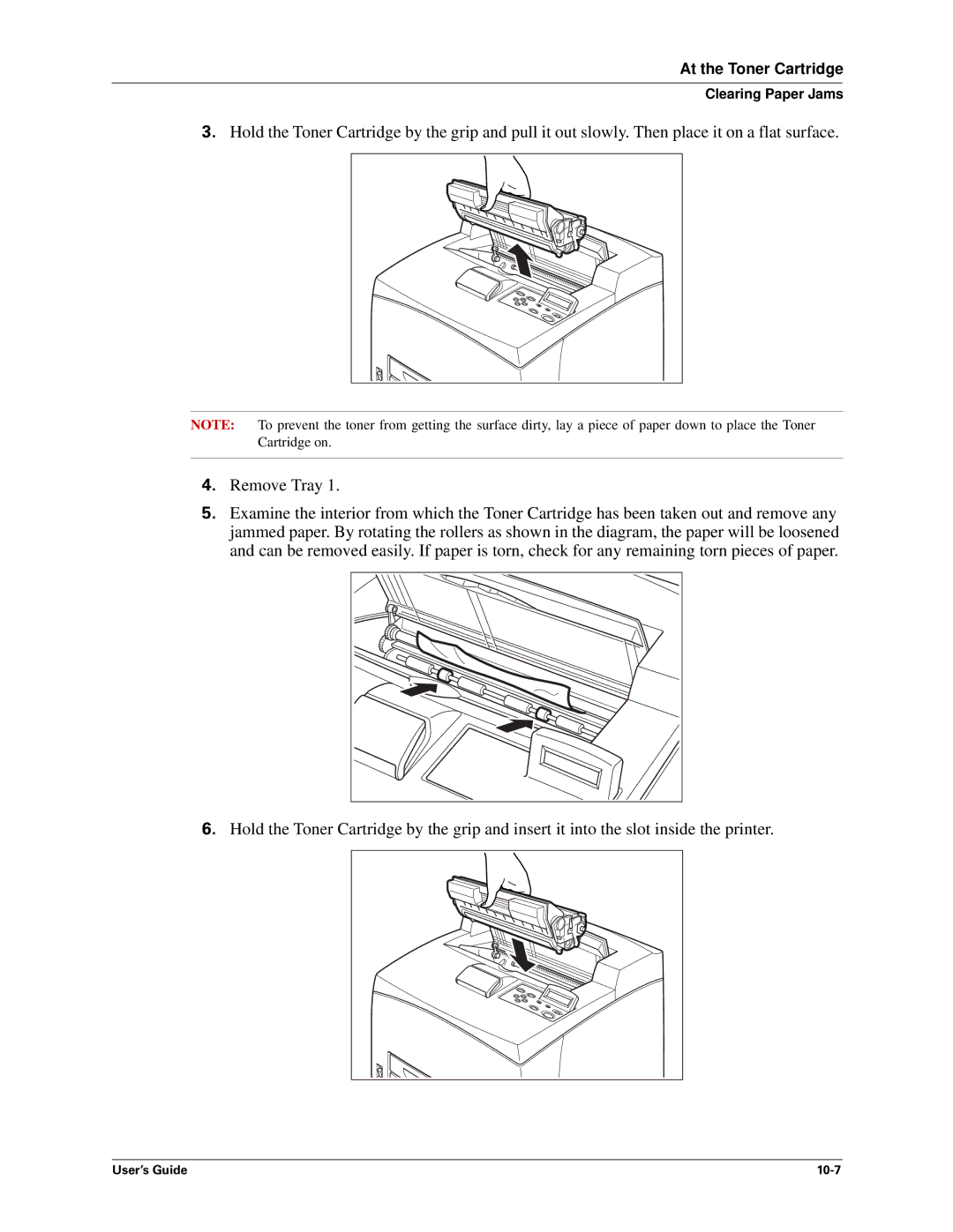 Sharp DX-B450P, DX-B350P manual User’s Guide 10-7 