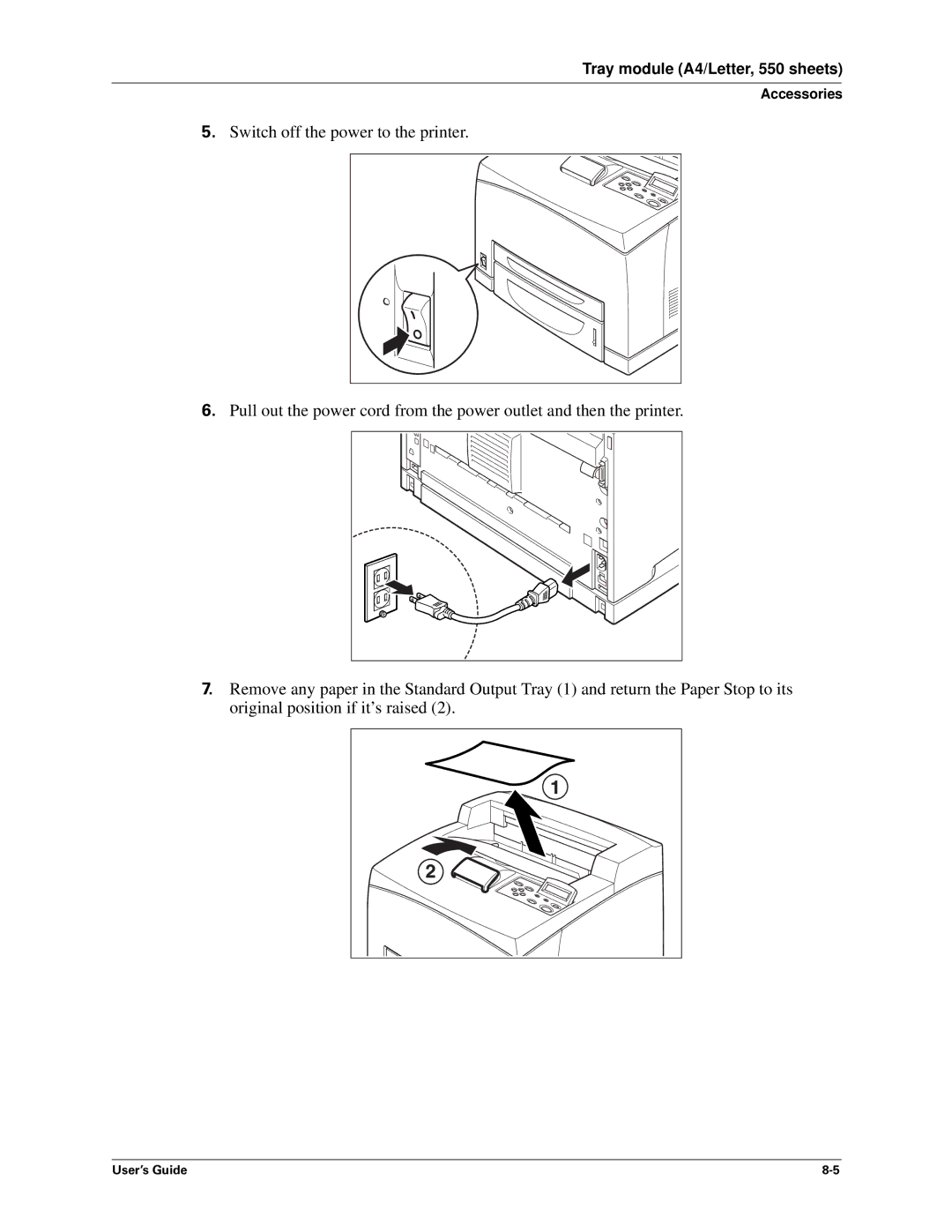 Sharp DX-B450P, DX-B350P manual Tray module A4/Letter, 550 sheets 