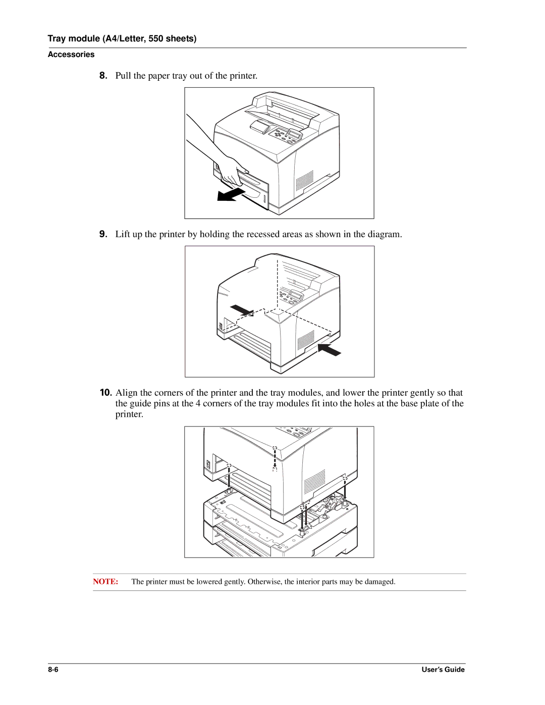 Sharp DX-B350P, DX-B450P manual Tray module A4/Letter, 550 sheets 