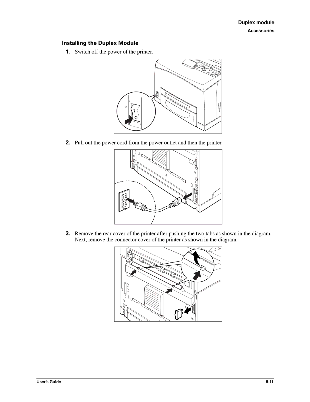 Sharp DX-B450P, DX-B350P manual Installing the Duplex Module 