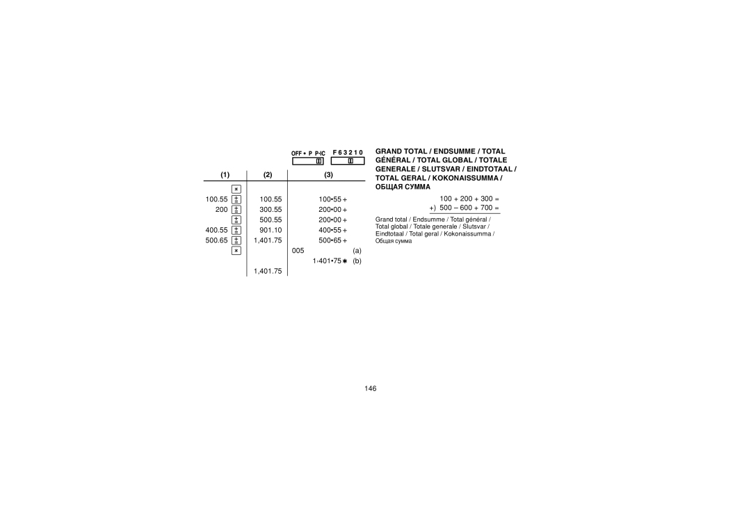 Sharp EL-1607P operation manual 146 