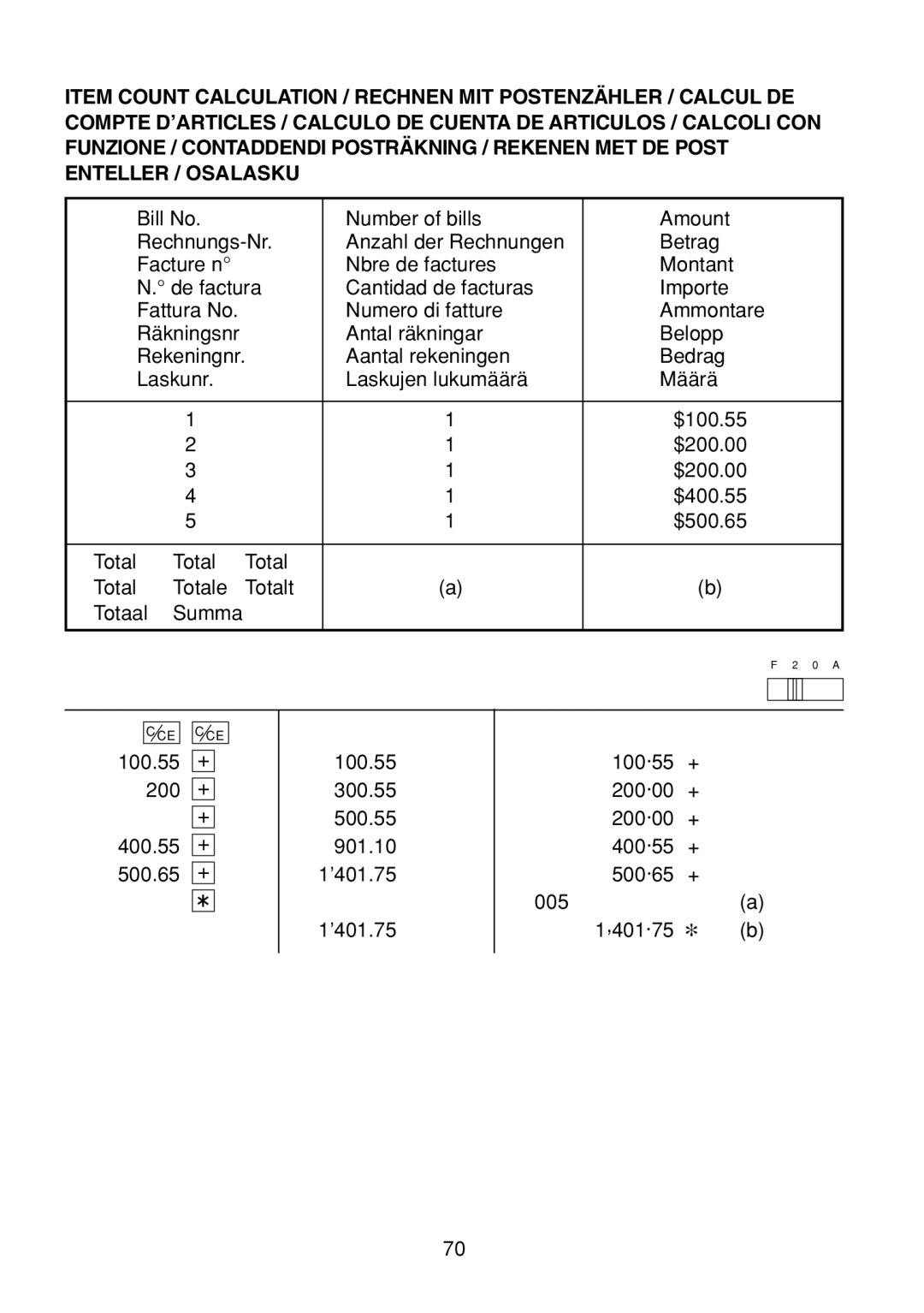 Sharp EL-1801C operation manual 0 a 