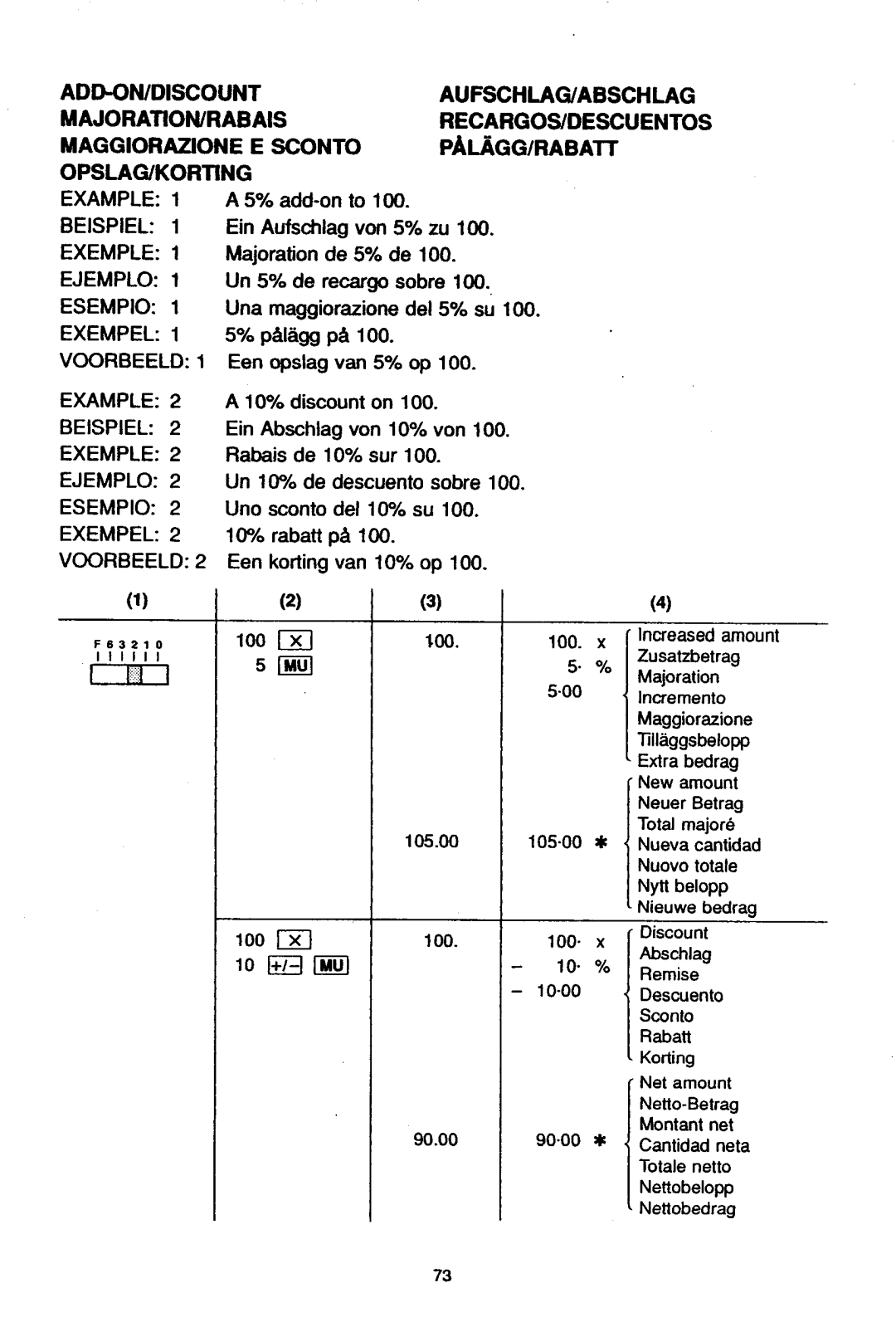 Sharp EL-2630L manual 