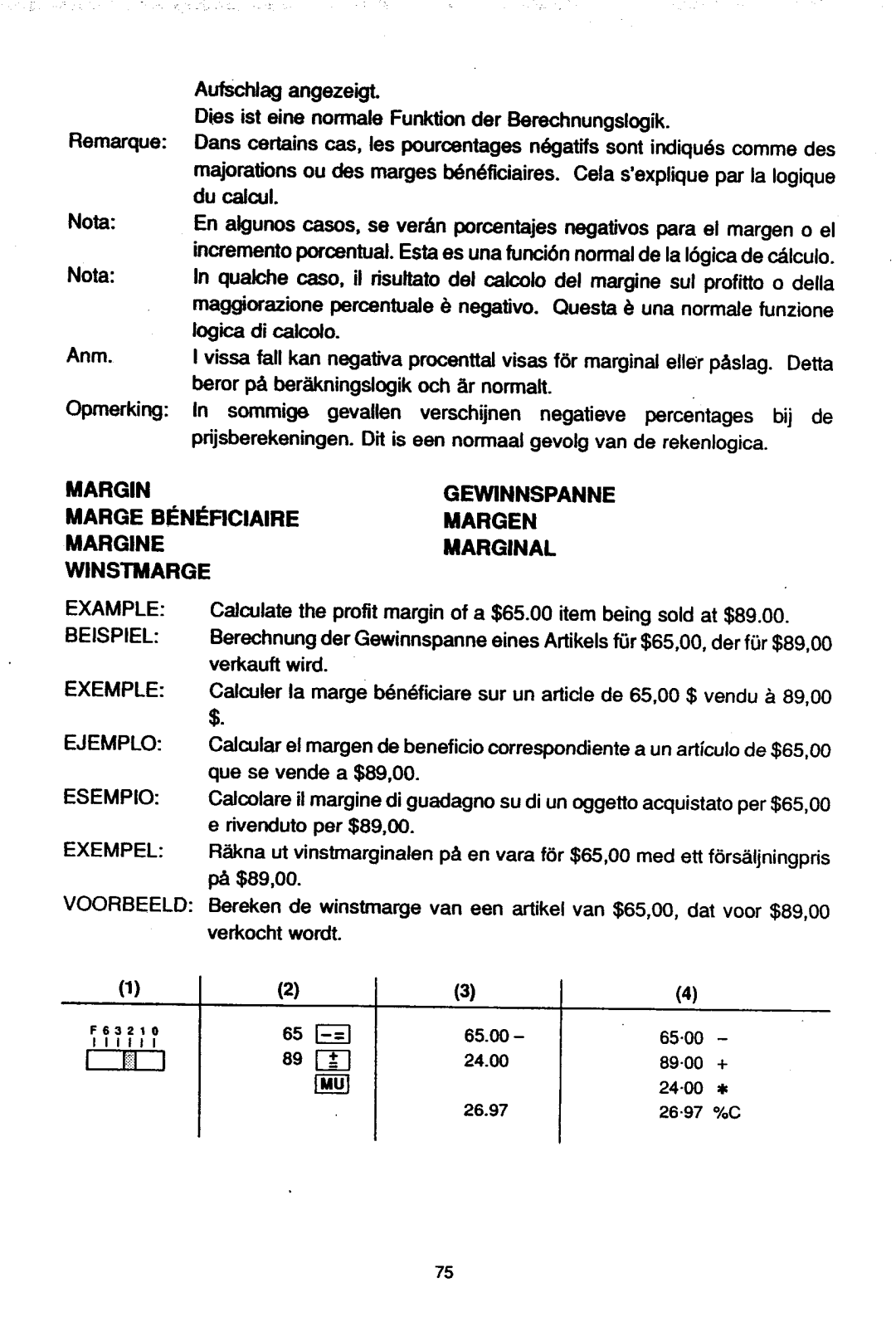 Sharp EL-2630L manual 