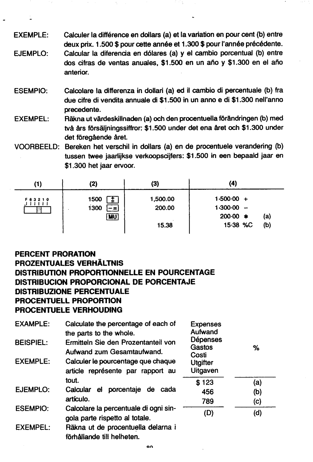 Sharp EL-2630L manual 