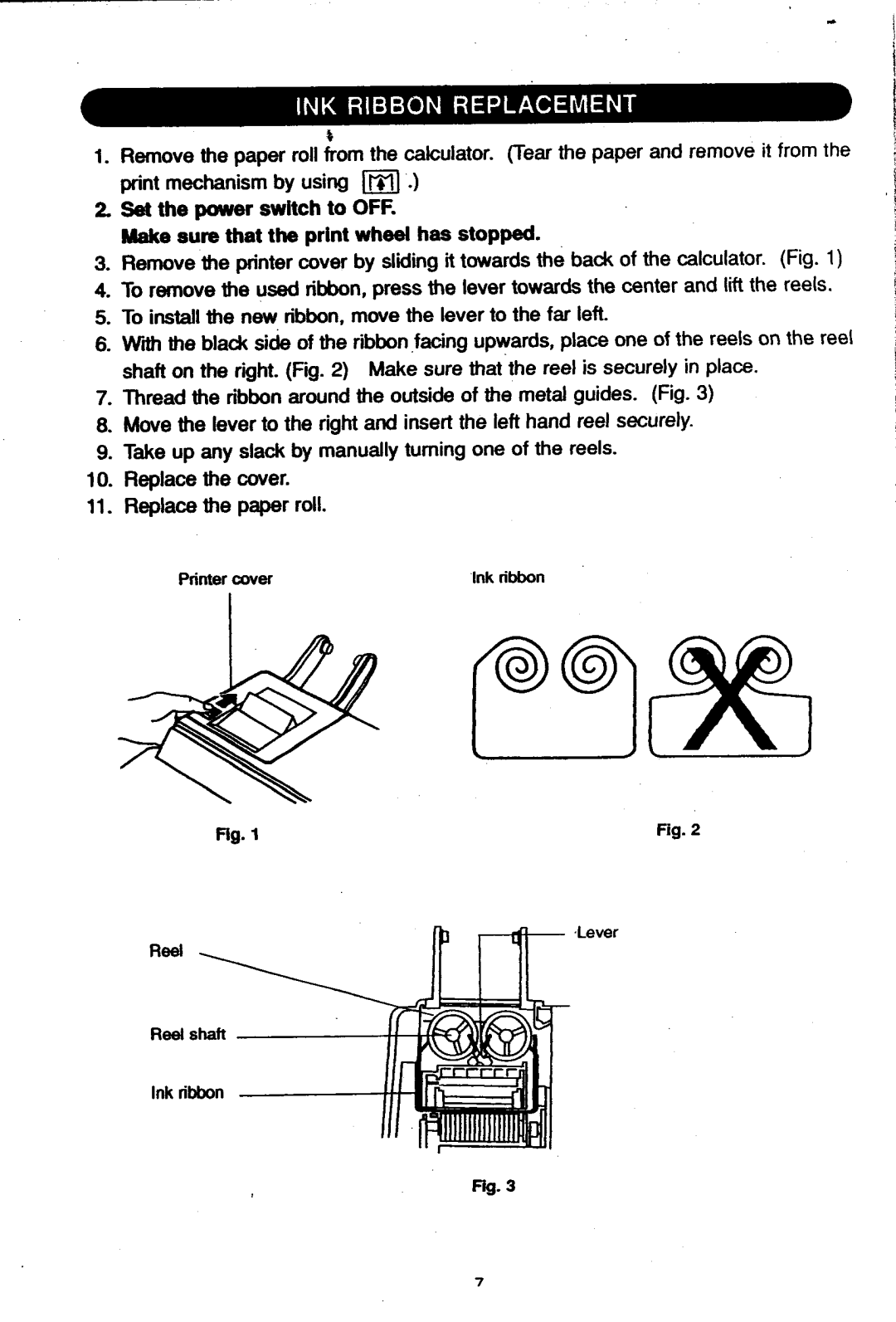 Sharp EL-2630L manual 