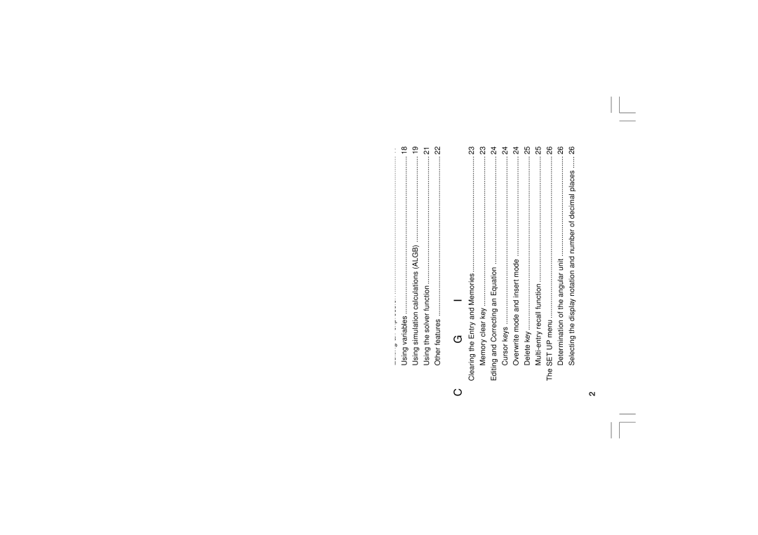 Sharp EL-5250, EL-5230 operation manual Contents 