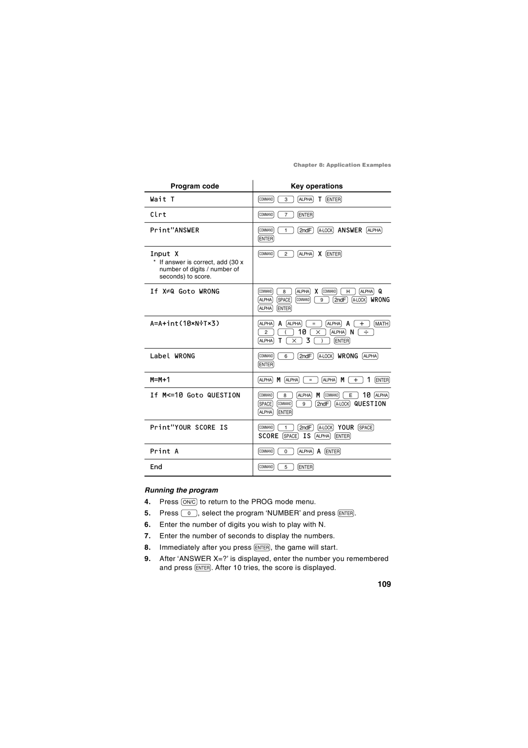 Sharp EL-5230, EL-5250 operation manual 109 