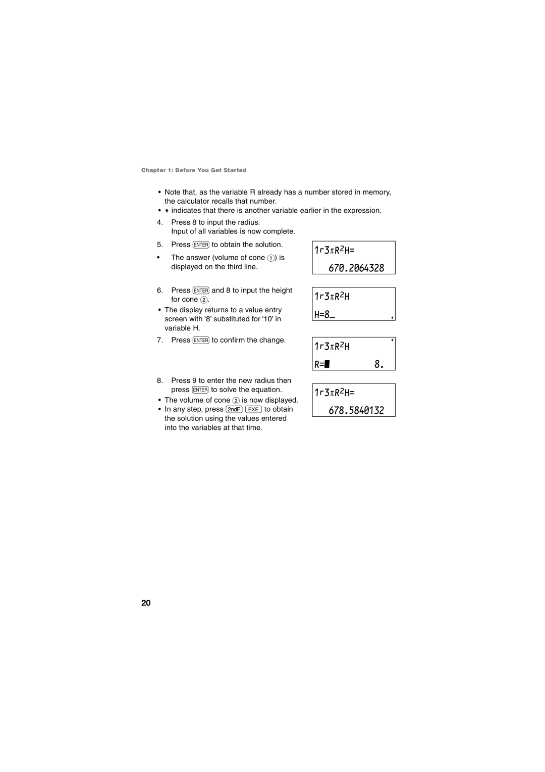 Sharp EL-5250, EL-5230 operation manual 1ı3πRŒH= 670.2064328, 1ı3πRŒH 1ı3πRŒH= 678.5840132 