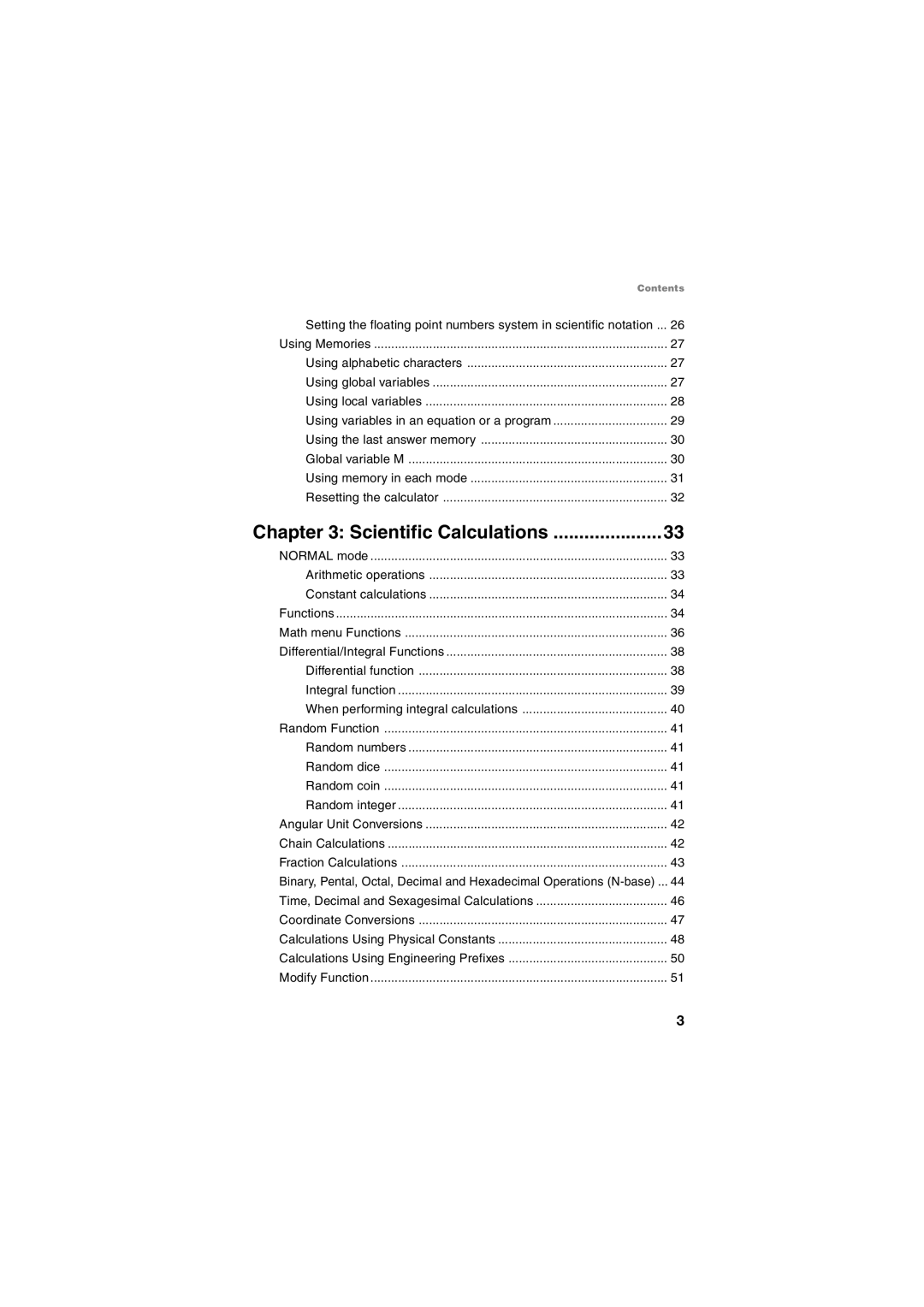 Sharp EL-5230, EL-5250 operation manual Scientific Calculations 