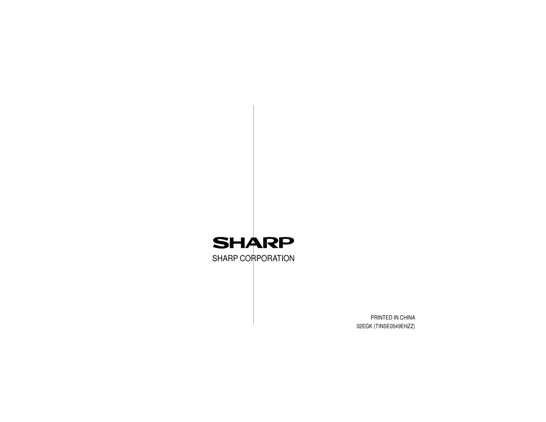 Sharp EL-6990 operation manual Sharp Corporation 