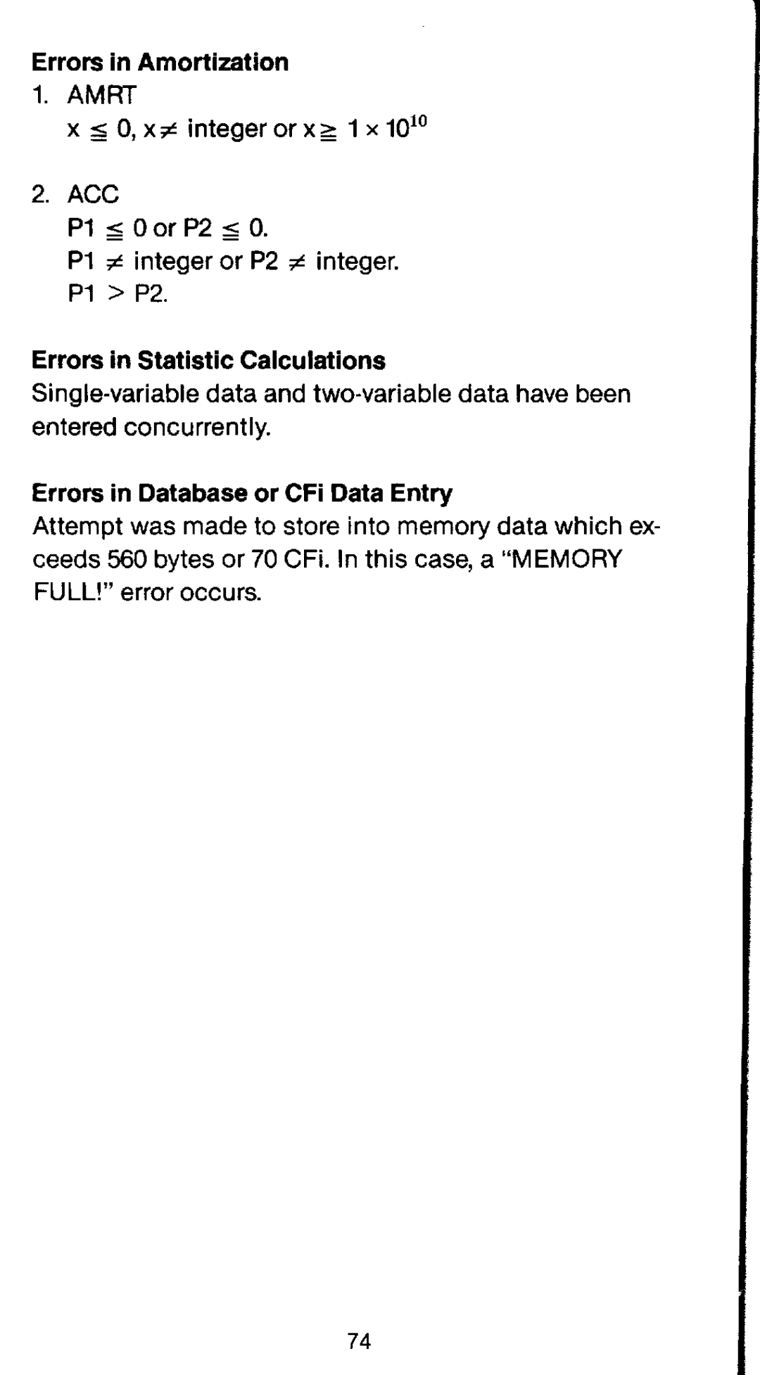 Sharp EL-735 manual 