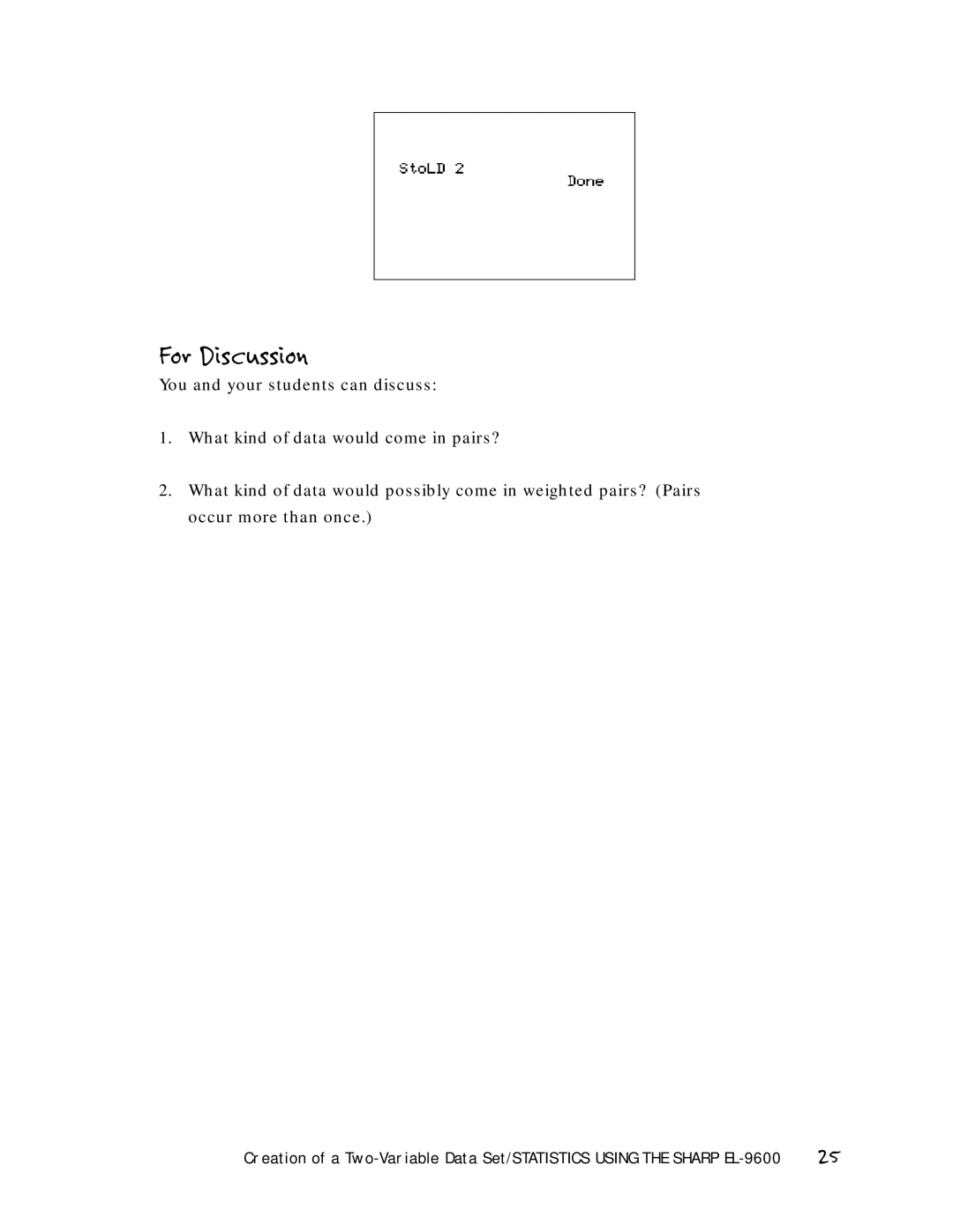 Sharp EL-9600 manual For Discussion 