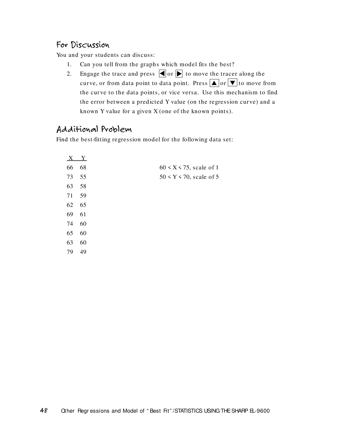 Sharp EL-9600 manual Additional Problem 