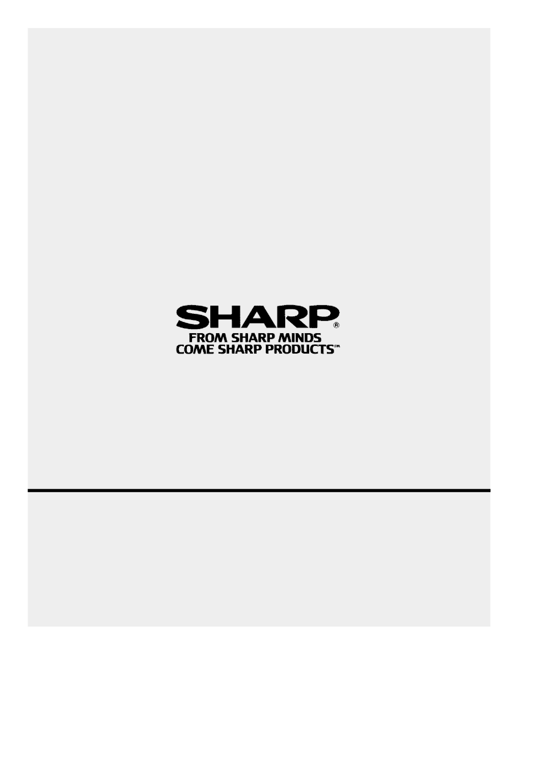 Sharp EL-9600 manual 