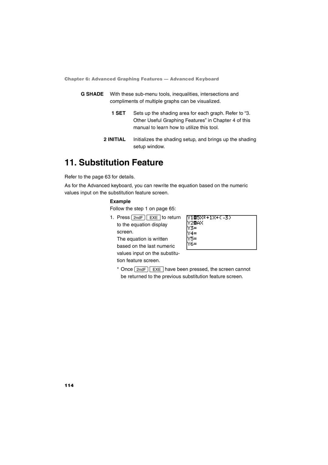 Sharp EL-9900 operation manual Substitution Feature 