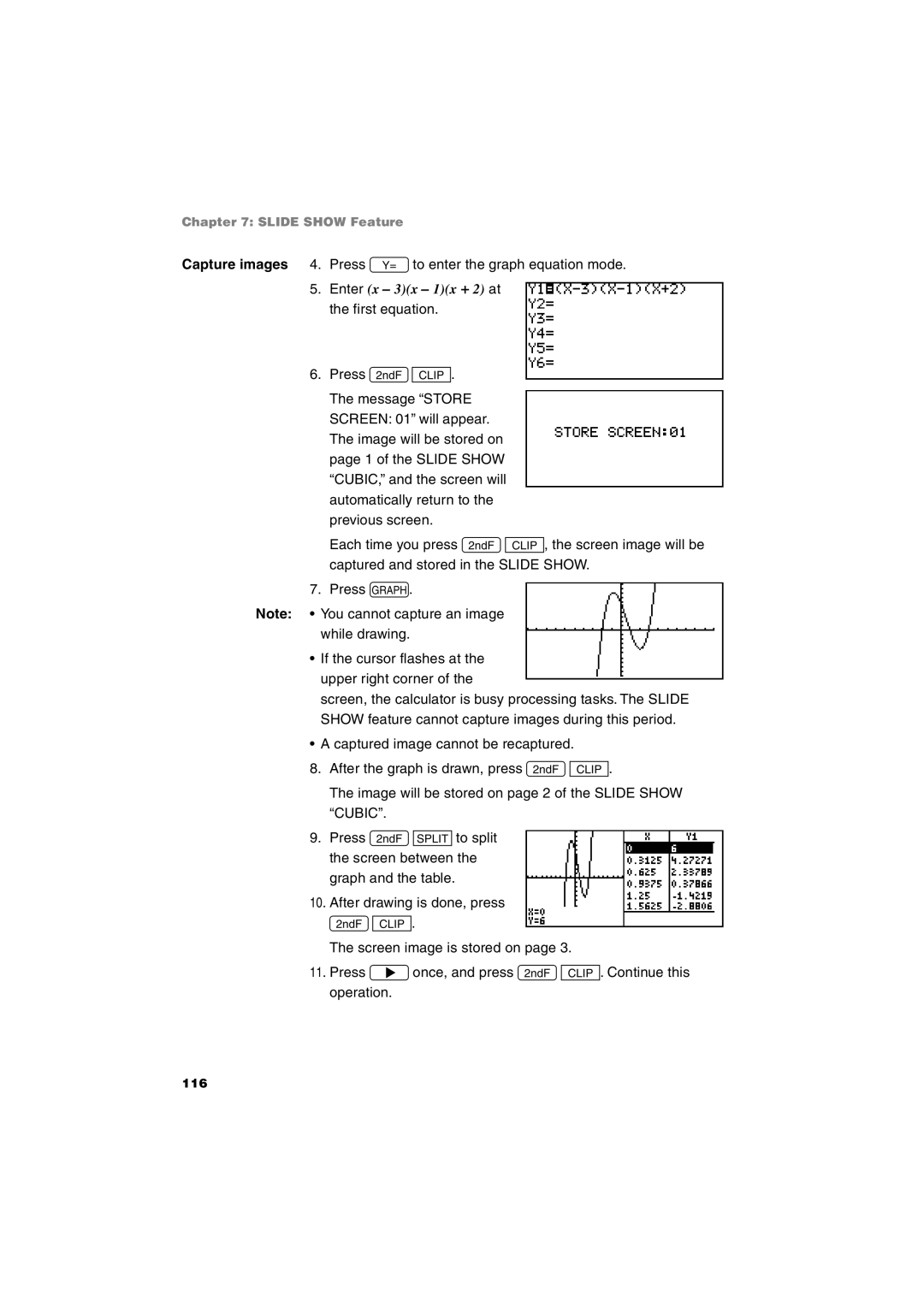 Sharp EL-9900 operation manual Enter x 3x 1x + 2 at the first equation 