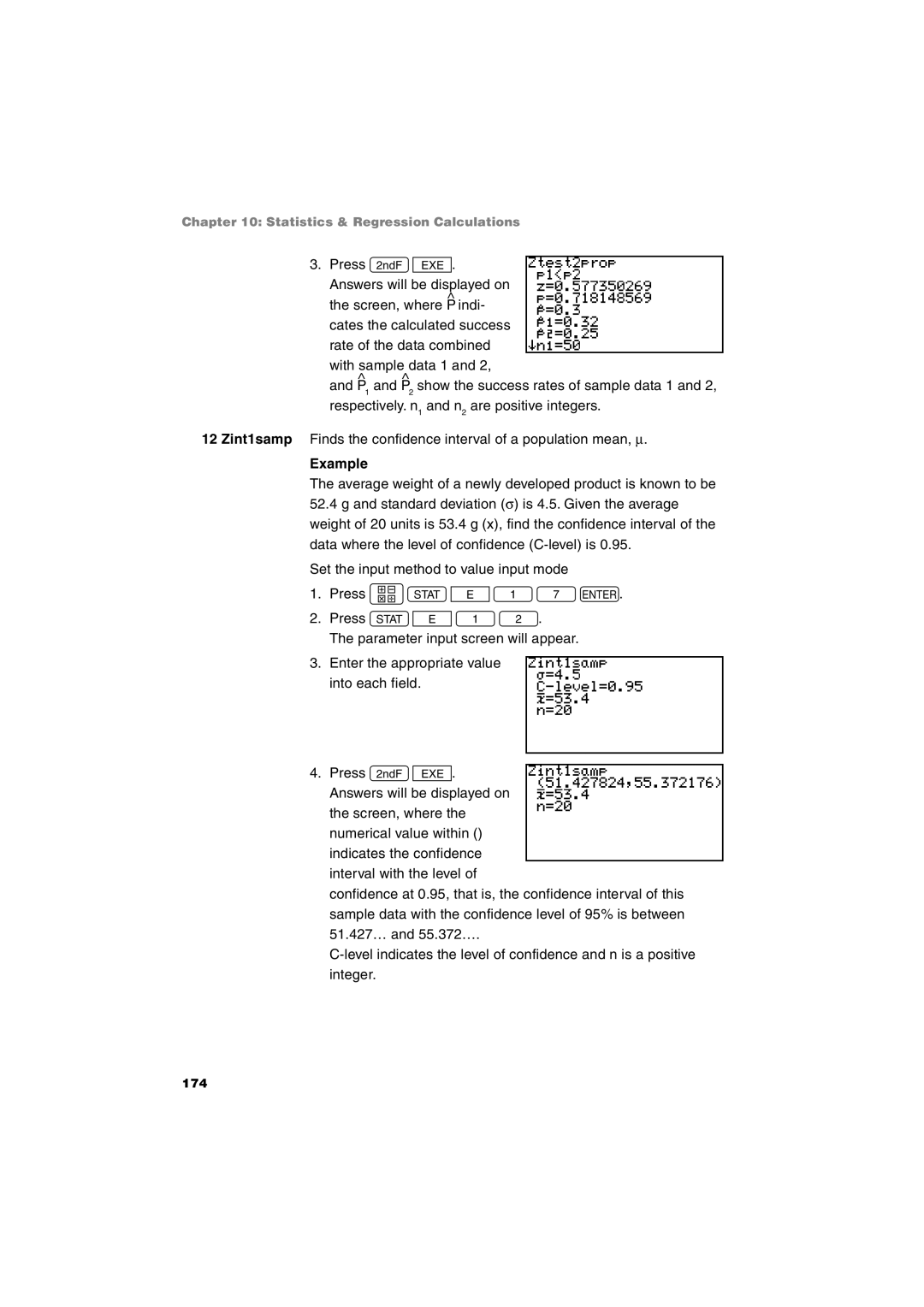 Sharp EL-9900 operation manual 174 